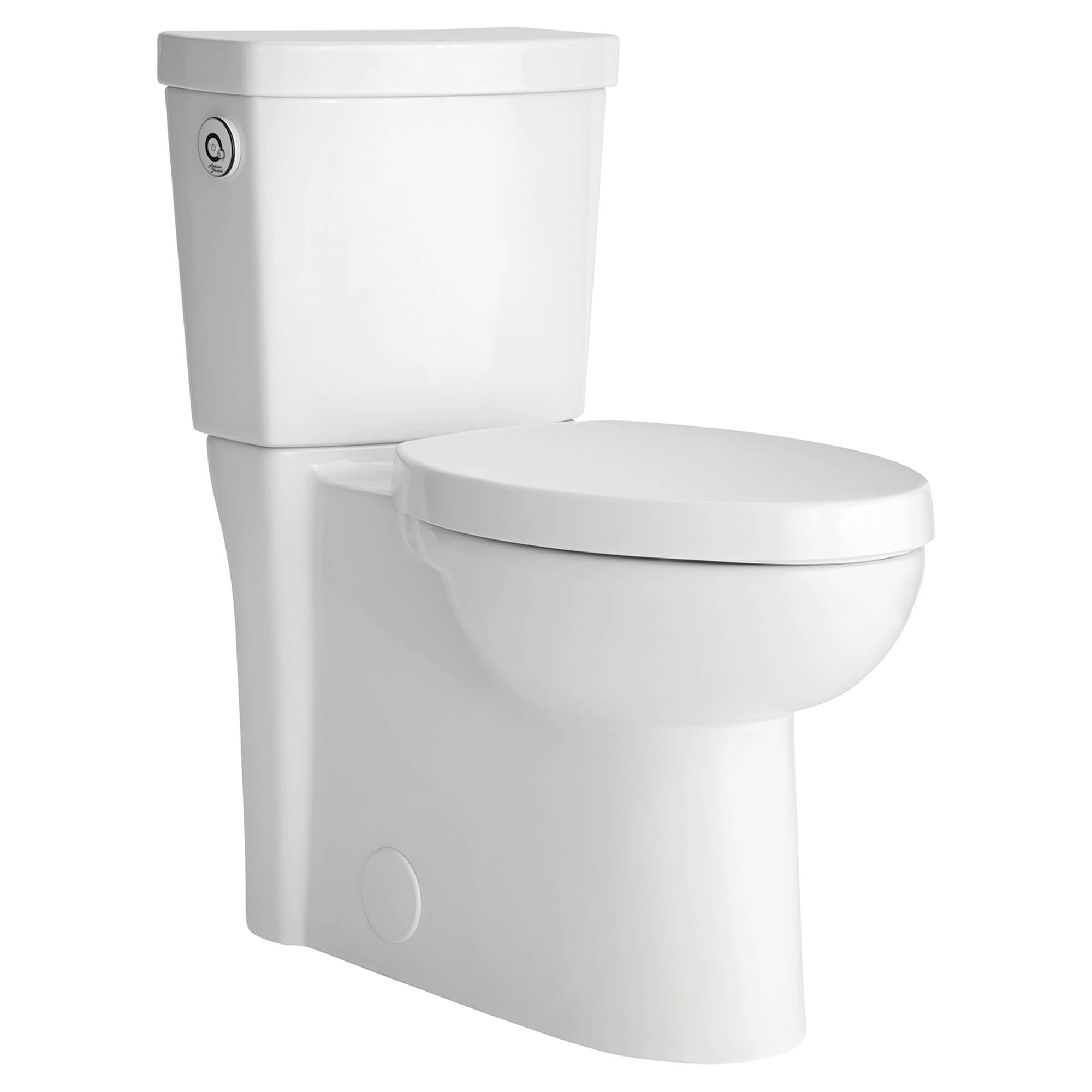 Toilette Studio Activate à jupe, 2 pièces, 1,28 gpc/4,8 lpc, à cuvette allongée à hauteur de chaise avec siège